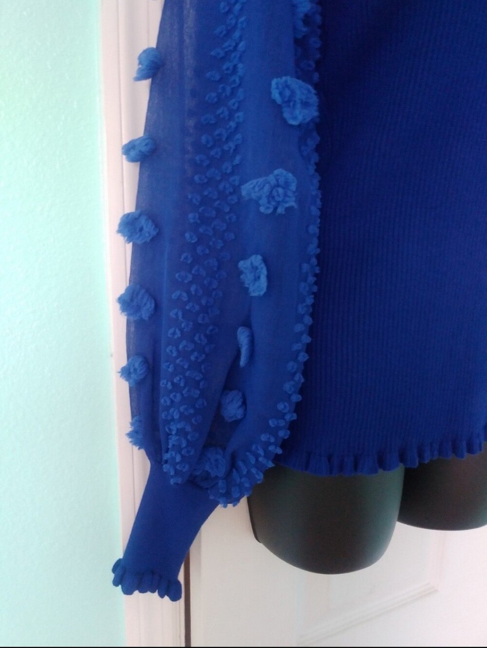 Almost Famous Royal Blue Knit Top - Picture 3 of 5